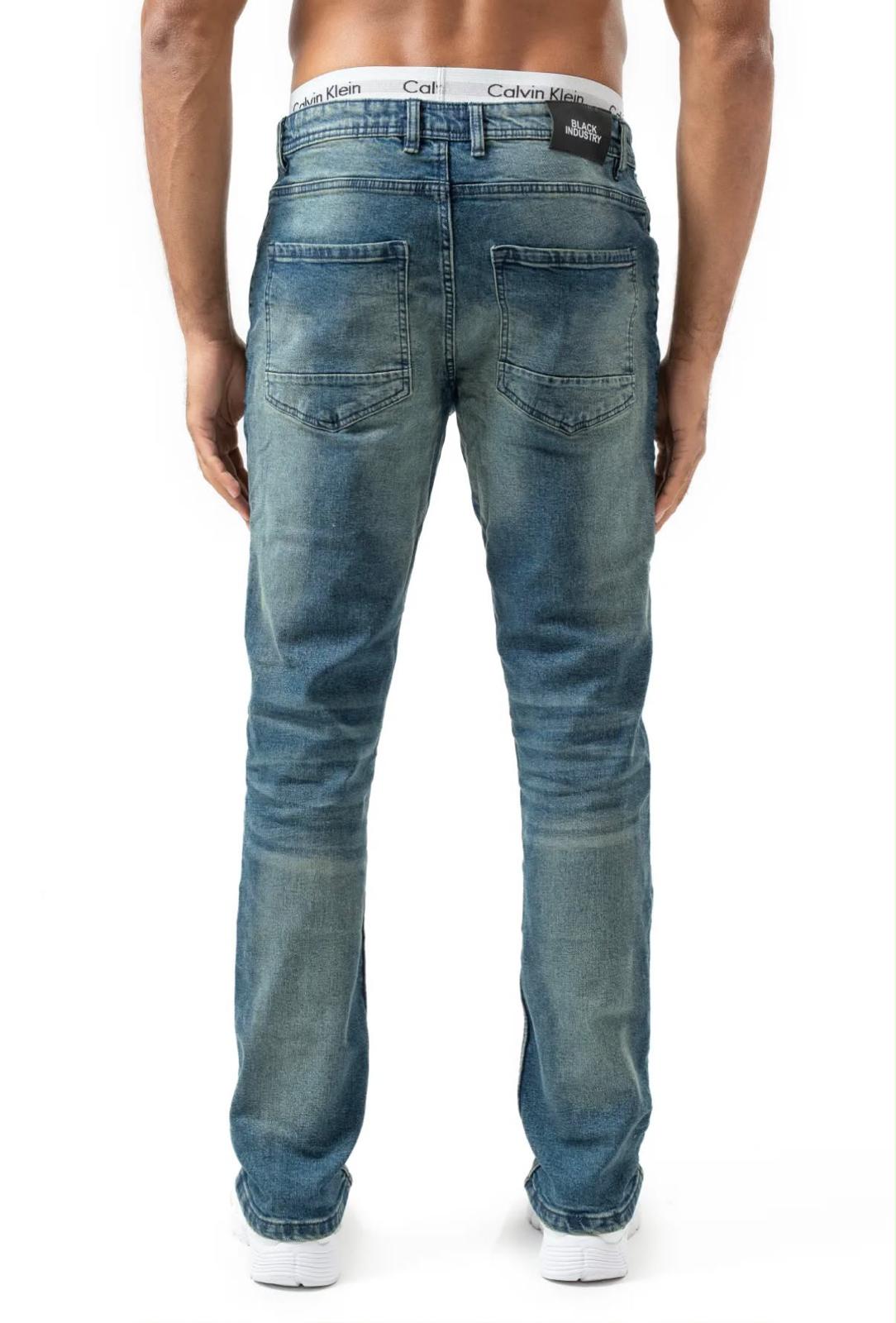 Jeans Black Industry Slim Bleu Used