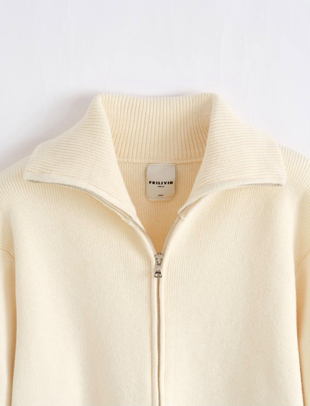 Pull Full Zip Beige