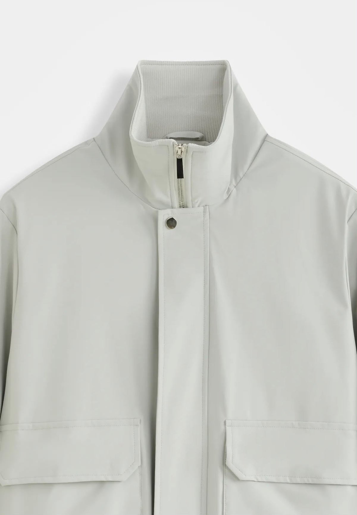 Veste bomber a col montant