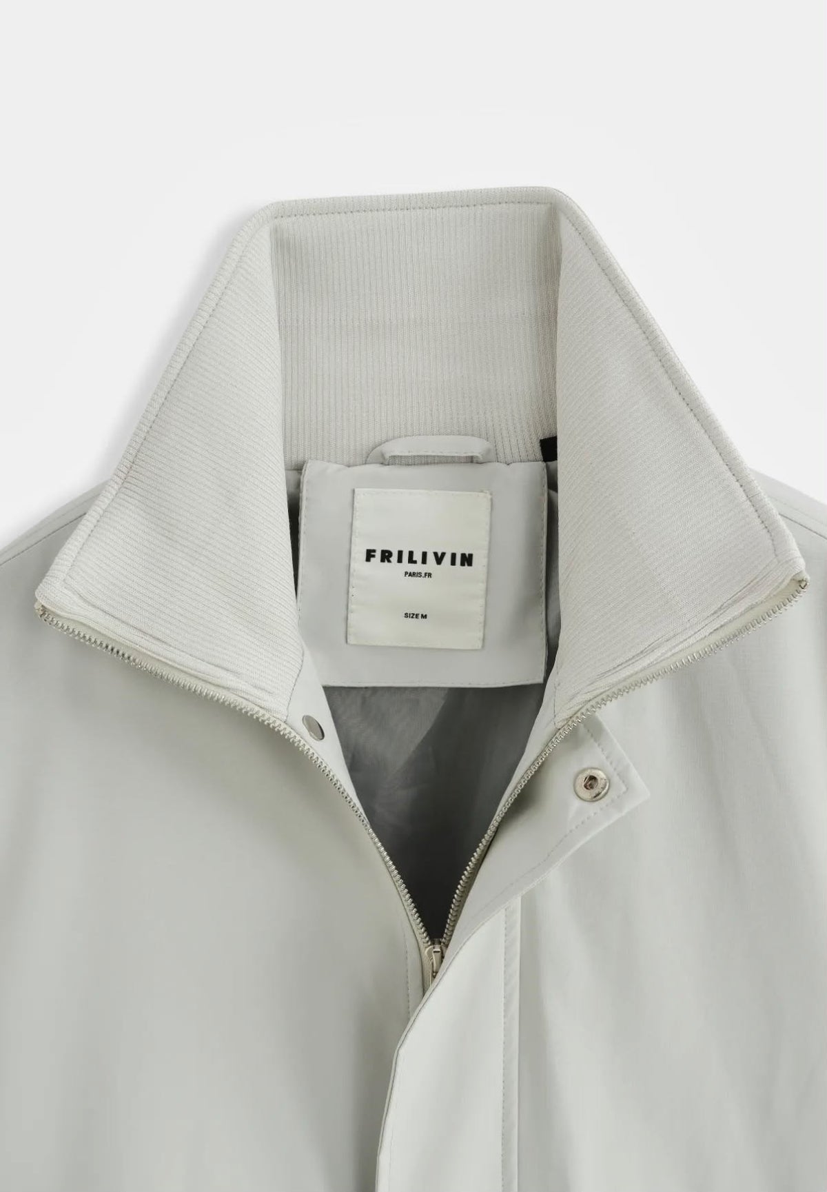 Veste bomber a col montant
