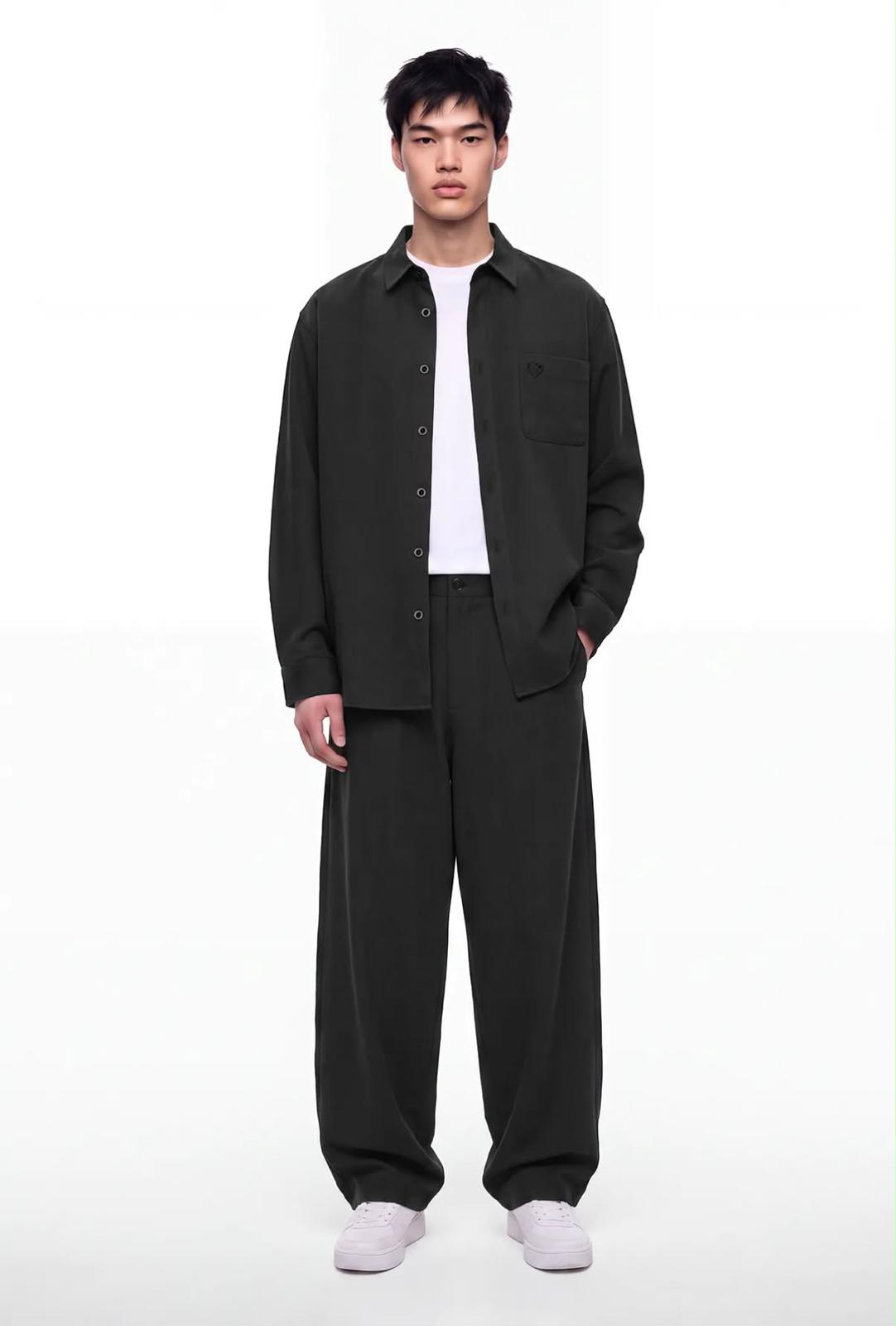 Chemise Twist Noir