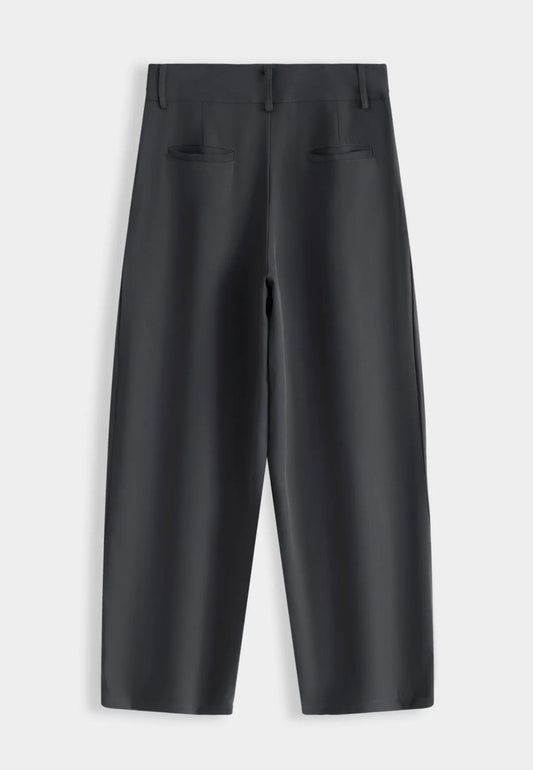 Pantalon chino gris/noir