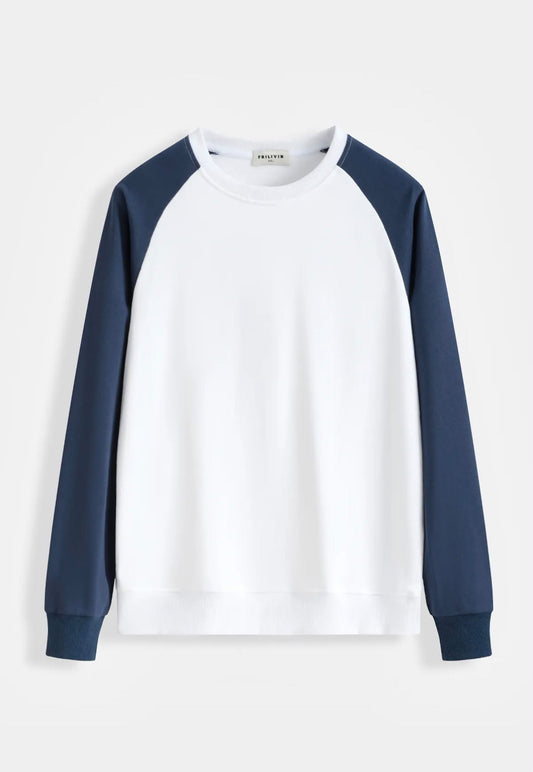 T-shirt Manches Longues Bleu