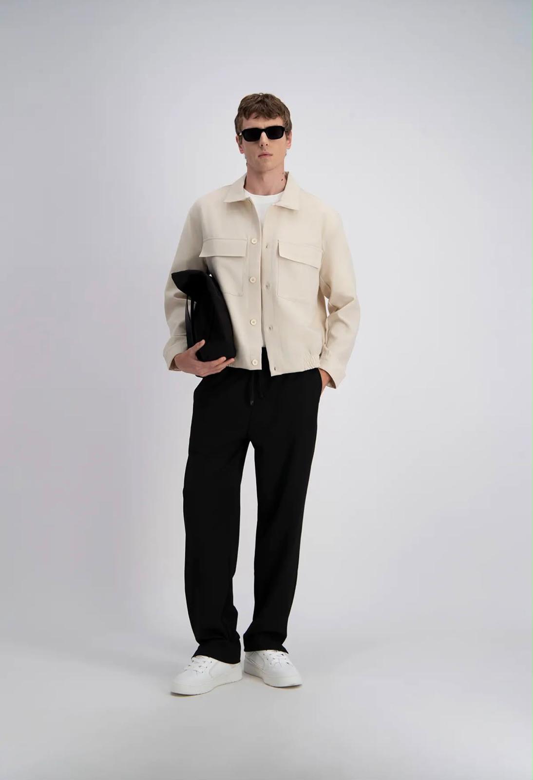 Veste à Bouton Beige