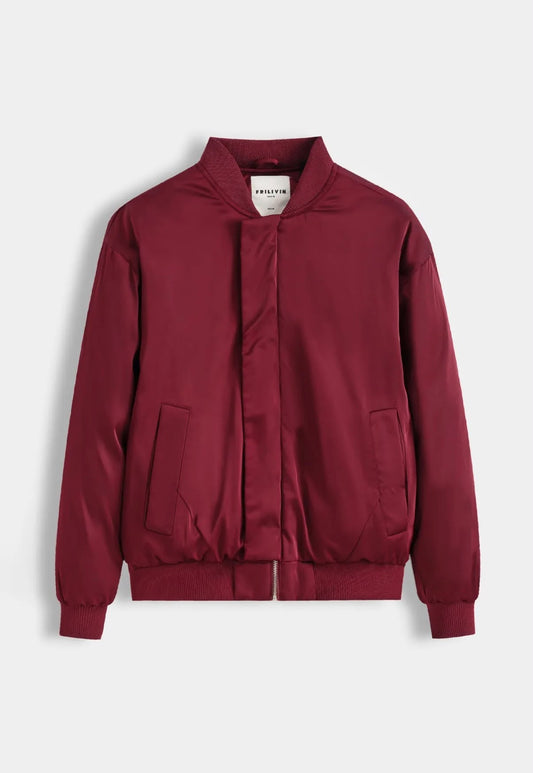 Bomber bordeaux